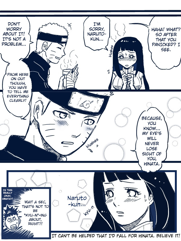 animepleasegood2:  Naruhina: My Eyes Will Never Lose Sight Of You  Original Source: 目を離さないから(THE