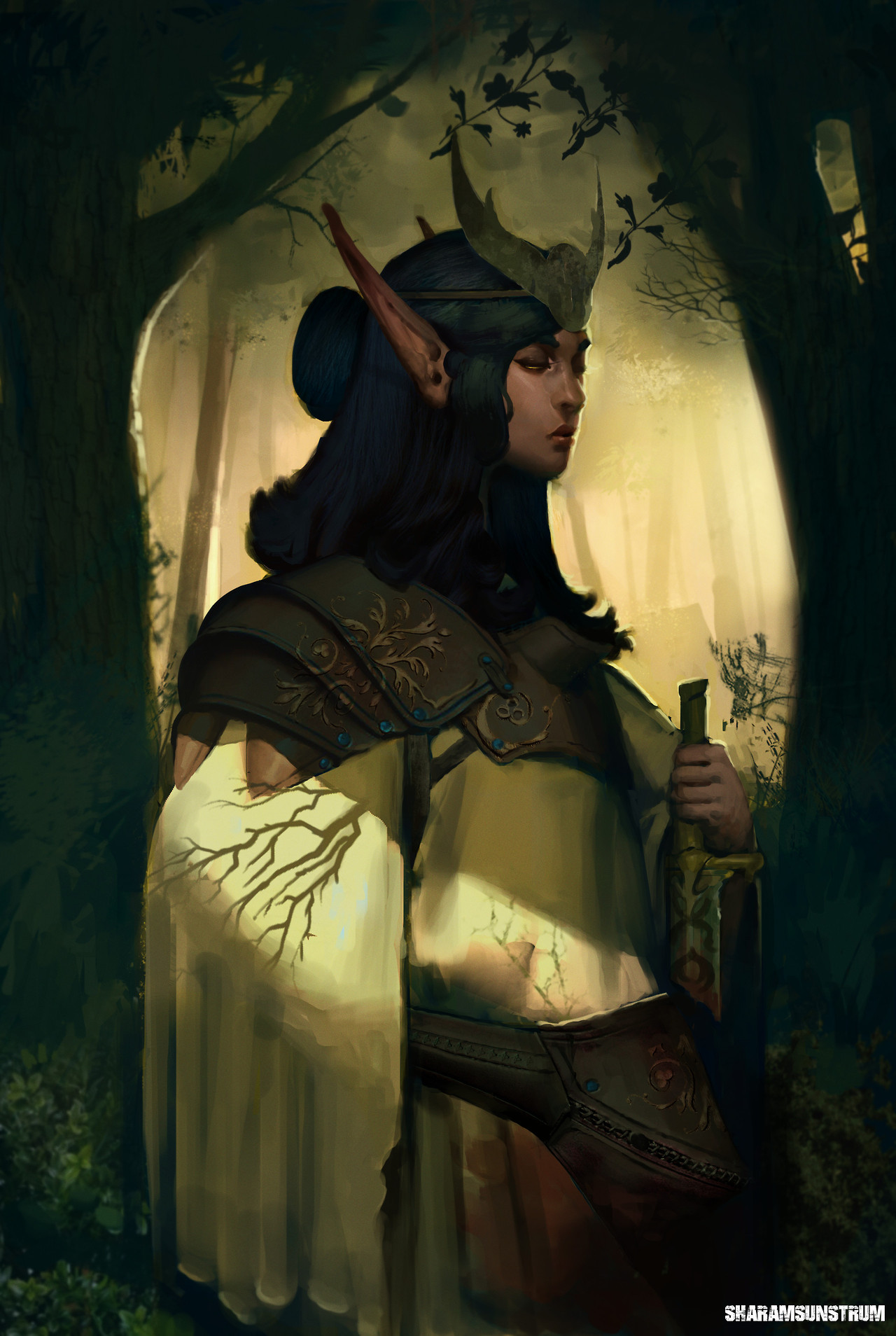 quarkmaster:    Wood elf     Sharam Sunstrum   