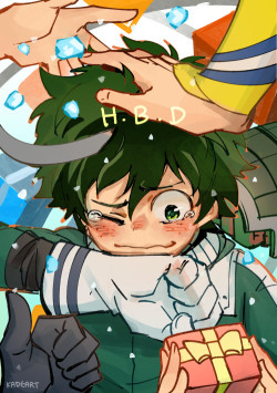 kadeart:    15.7 HBD Deku!  