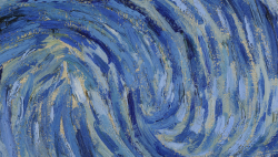 sekkyoku: The Starry Night (1889) by Vincent