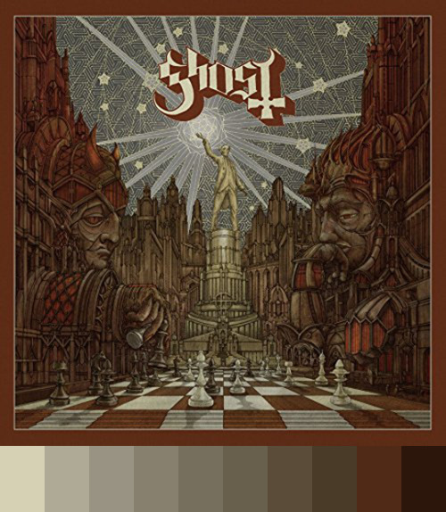 defendersovthefaith:ghost discography + color palettes