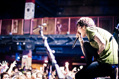 born-t0-lose:  Oliver Sykes | Bring Me The Horizon September 19, 2011 House of Blues Boston, MA 