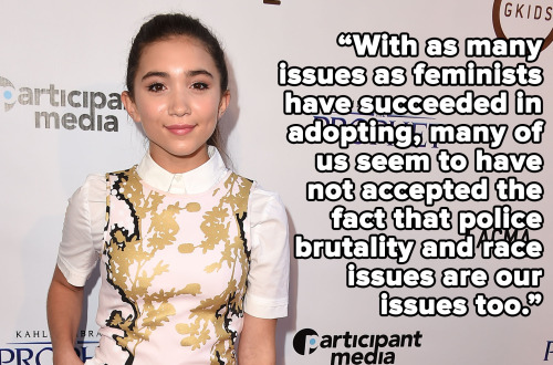 feministdisney: micdotcom: ‘Girl Meets World’ star Rowan Blanchard speaks out about the 