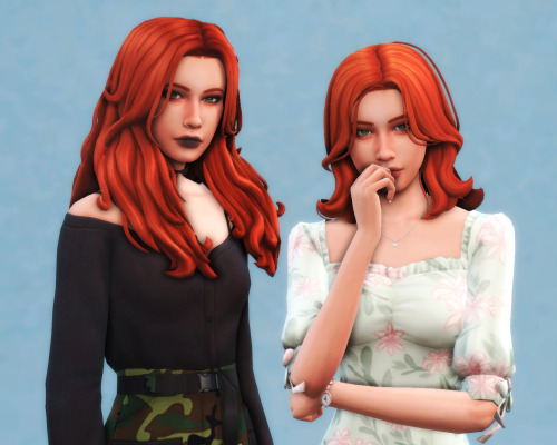 [SimDL] Lilith & Angela Pleasant Today I share with you my make-over of the Pleasant sisters! On