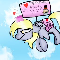 outofworkderpy:  askthunderdazemlp:  askthunderdazemlp:  Commission 1#-OOW Derpy what am i doing? *facepalm*  the way she will get fired is when she has to eat one XD jking  false headcannon  Derpy: (Sigh) “Sooooo Humiliating!”  -_- ((The artist