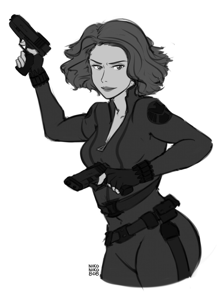 nikoniko808:  black widow for a patreon reward~ 