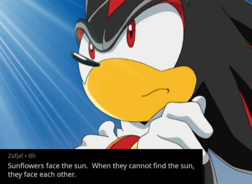 sonic X shadow on Tumblr