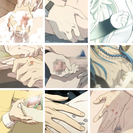 bara-mink:  DRAMAtical Murder + Re:Connect: HandsDownload Individual Icons Here.