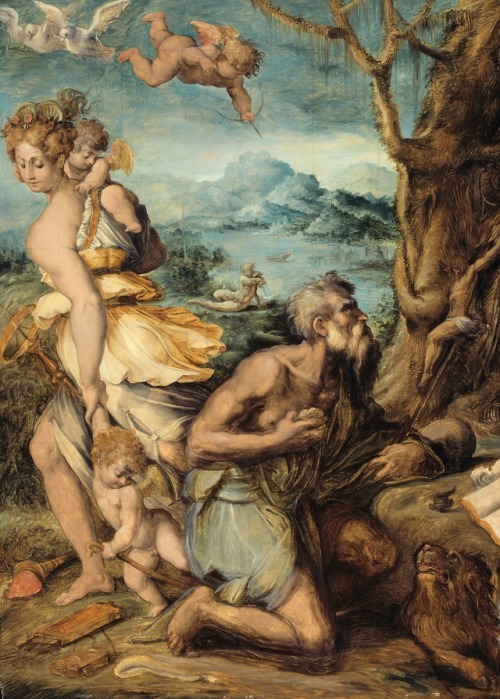 The Temptation of St. Jerome, Giorgio Vasari, between 1541 and 1548