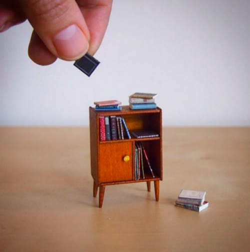 a-mini-a-day:Handmade minis by Emily BoutardMore: Architecture Of Tiny Distinction on Instagram 