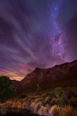 abiashra:Brackstone Pond, New Zealand, by Danny Xeero