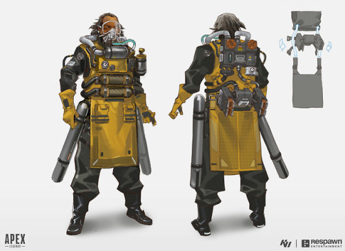Apex Legends Character And (Some) Weapons Concept Artworks