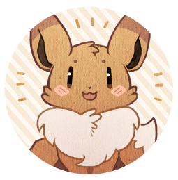 mi-eau:A quick set of Eeveelution buttons for a soon-to-come convention. I hope they’re contrasted e