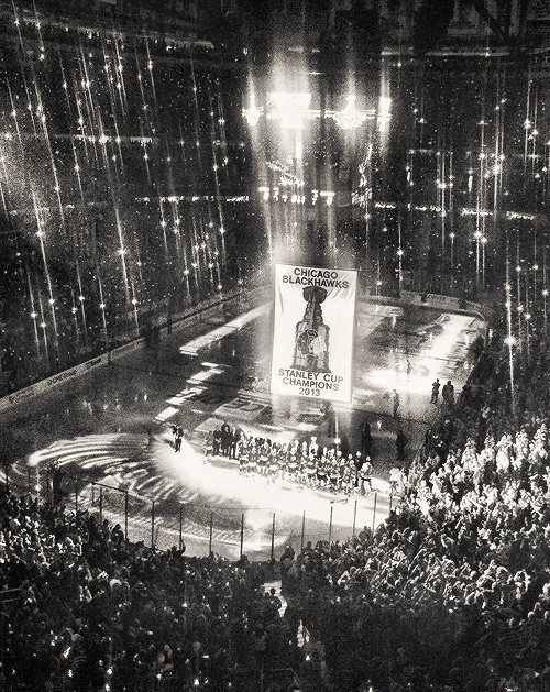 kkaner:  2013 Chicago Blackhawks Banner Raising Ceremony