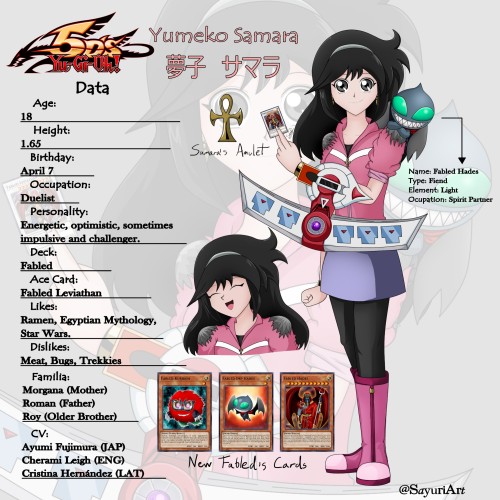 Samara Yumeko -Character Sheet-