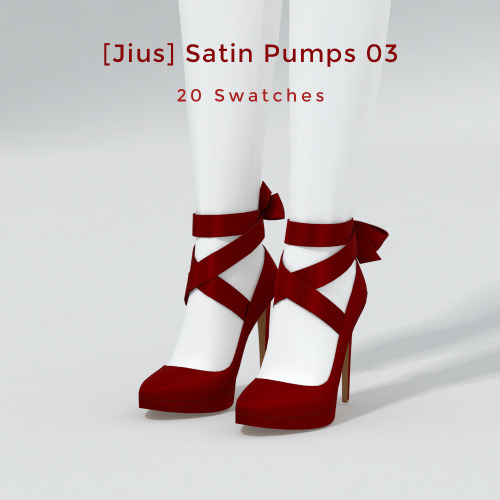 jius-sims: Bride Collection 02 [Jius] Suede Pumps 0230 swatches5k+ Polygons———————————[Jius] Flat Sa