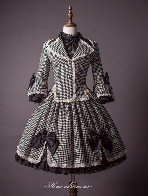 my-lolita-dress: #lolitaupdate HinanaQueena ~Classic Lolita Suit Coat + Skirt New Added Colors^_^Lin