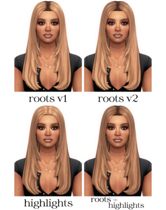 Zuri Hair - The Sims 4 Download 