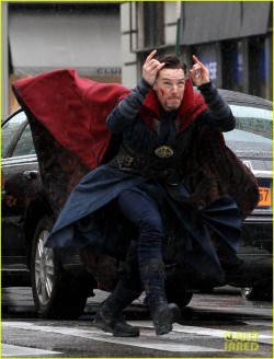 cumberbuddy:  Doctor Strange filming in NYC