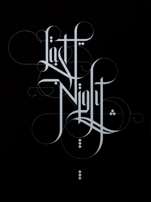 type-lover: Letteringby Ron Ruiz