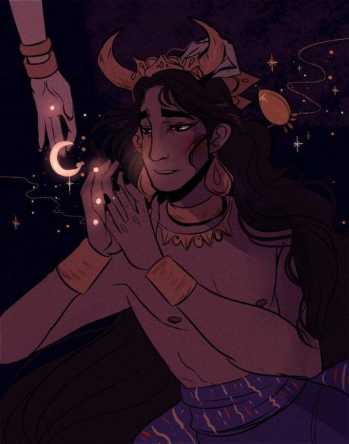 littlestpersimmon:In Philippine Mythology, Sidapa was a tall and handsome god of death who wore a cr