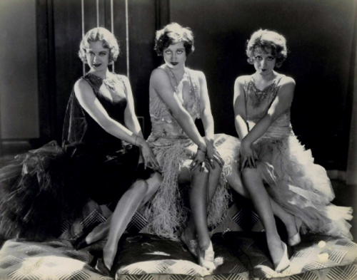 Josephine Dunn, Joan Crawford (née Lucille Fay LeSueur) & Anita Page (née Anita Evelyn Pomares) 