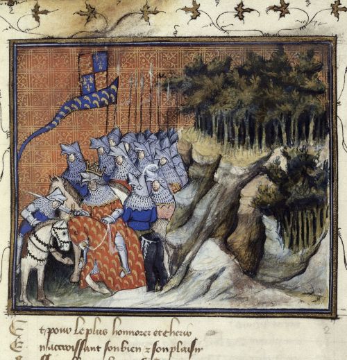 Richard II knighting Henry of Monmouth
