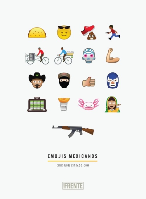 cinismoilustrado:  Emojis Mexicanos. 