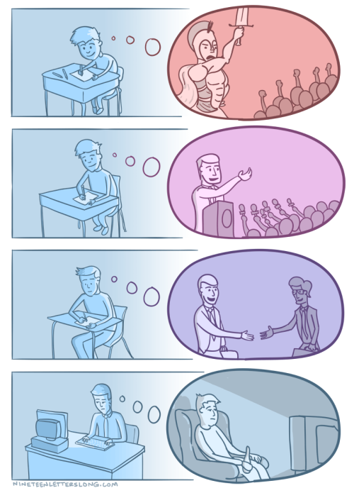 nineteenletterslong: Hopes and dreams change as you get older.