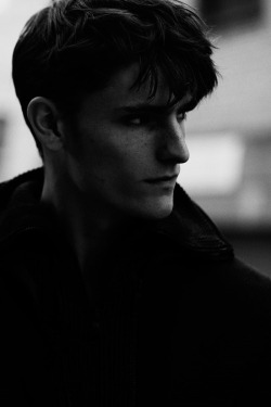 Strangeforeignbeauty:  Alexander Beck | Photographed By Paul Morel For Qvest [ B&Amp;Amp;W | Male