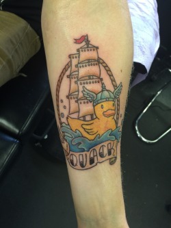 fuckyeahtattoos:  Tattoo number two done