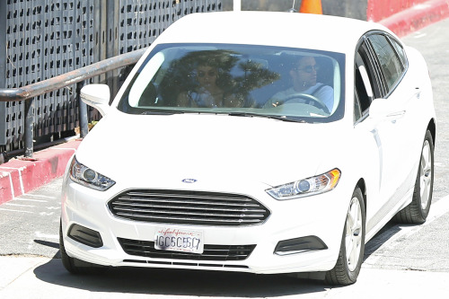 Rob and FKA Twigs leaving the Century City Medical Plaza earlier today. FKA was seen before the week