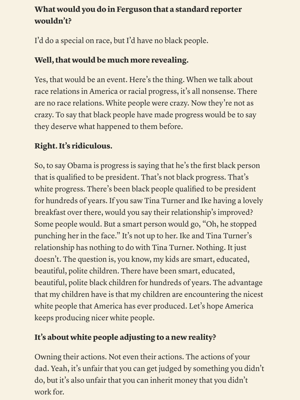 breezytaylorstevenson:  Chris Rock on Ferguson and Racism X 