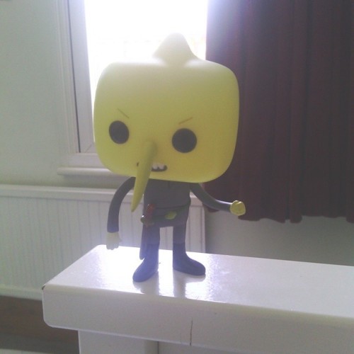 xelectrified:  My #lemongrab figure out of his box #cute #adventuretime #acceptable #funkopop #popvinyl 