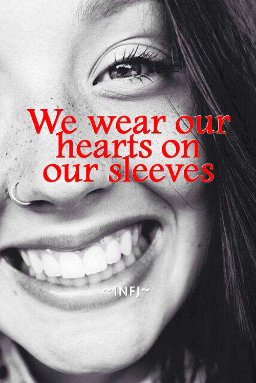 Even if we don’t say anything, our feelings can be discerned by our INFJ facial expressions