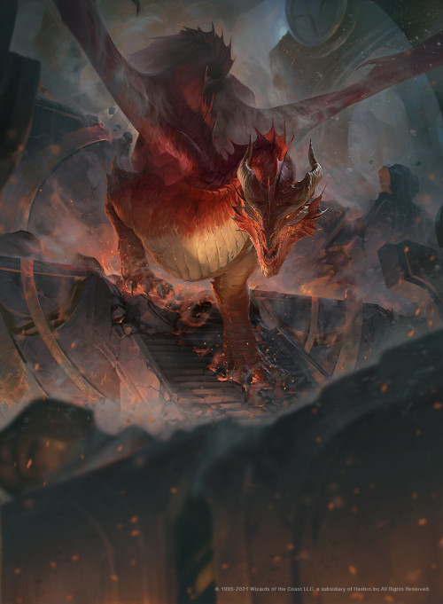 mighty-dragons:Red Dragon by  Rudy Siswanto Smaugs’ final form!