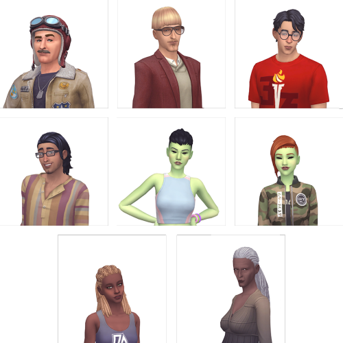  Strangerville/Strangetown’s premadesTed, Erwin and George are the original ones because I like what