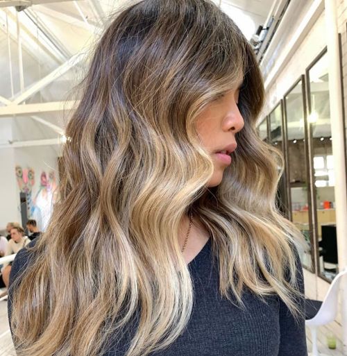 @jaye_edwards at @_edwardsandco bringing us the ombré mermaid hair goals for our FriYAY morning. ‍♀️