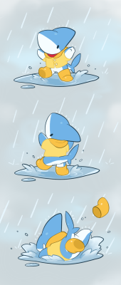 gokuma:  current weather: wet shark 