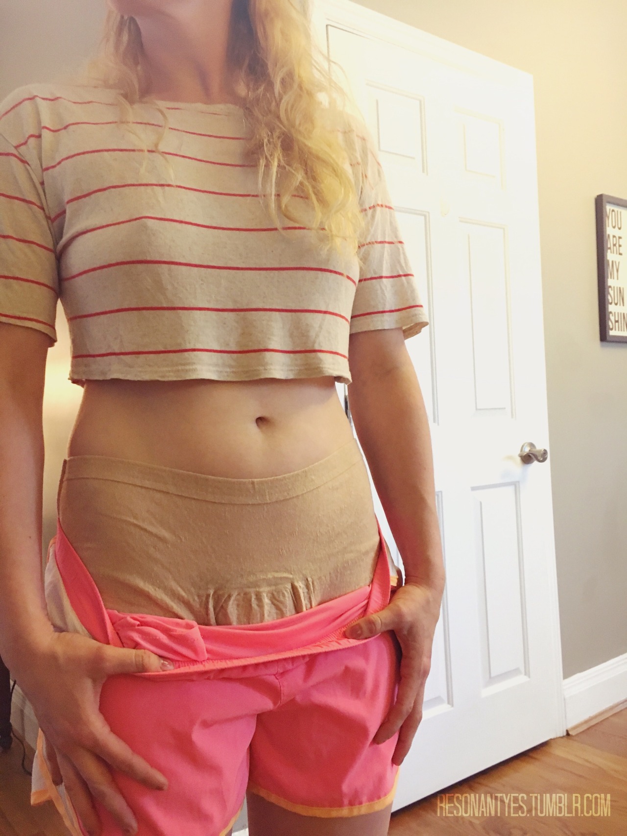 resonantyes:  Before rnt completely changed for her run, she showed me how well her