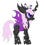 papillonshive:  fabuleuxosity:  Wonderful Changeling Queens sprites, Papillon &amp;