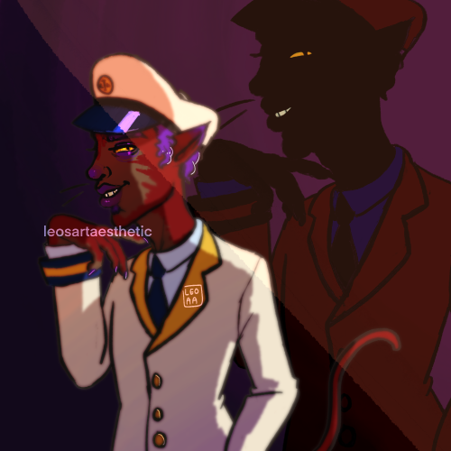 Day 5: Creepy……. you know I had to draw Captain Katz from Courage the Cowardly Dog 