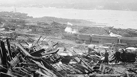 The Halifax Explosion,The SS Mont-Blanc was a French cargo ship during World War I tasked with trans