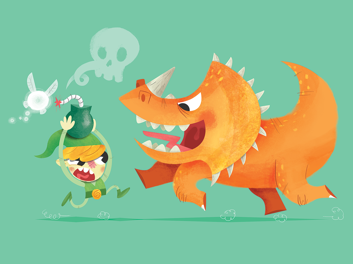 dotcore:  Dodongo Dislikes Smoke.by Jason Custer.