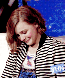 moretz-moretz:  Chloë Moretz´s laugh. 