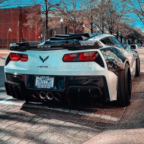 Baddie looking Peachy AF : @shittywebster —————————————-@vicrezcom Mod your C7 Vicrez.com Rear Louve