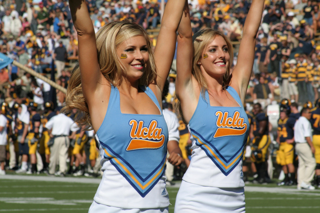 High school cheerleader crotch shots