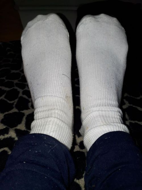 My dirty white socks