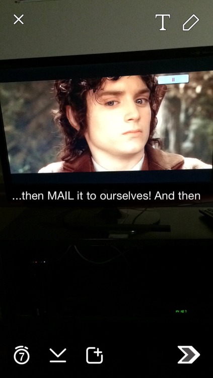 paolavallado:  carryonlordof221b:  This is exactly what snapchat was created for  frodo-whatthefuck