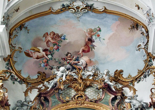 arrests:Baroque frescos in Basilika Ottobeuren